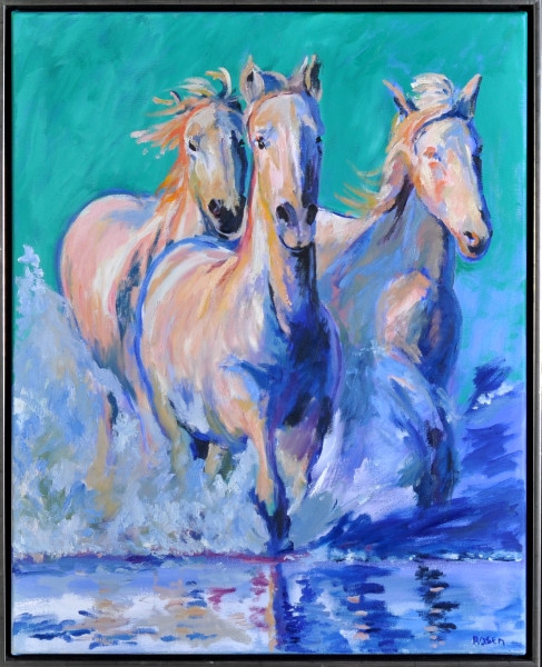 Frank Rosen + Paarden van de Camarque